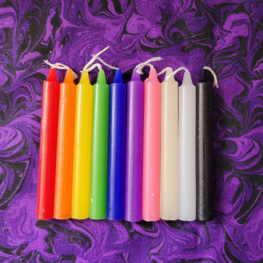 4" Spell Candles, Set of 10